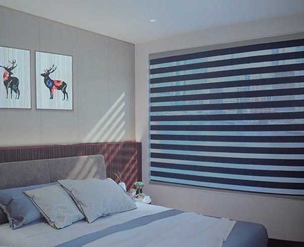 Rèm Cầu Vồng Phòng Ngủ Cản Sáng Cao Cấp