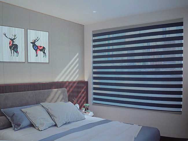 Rèm Cầu Vồng Phòng Ngủ Cản Sáng Cao Cấp